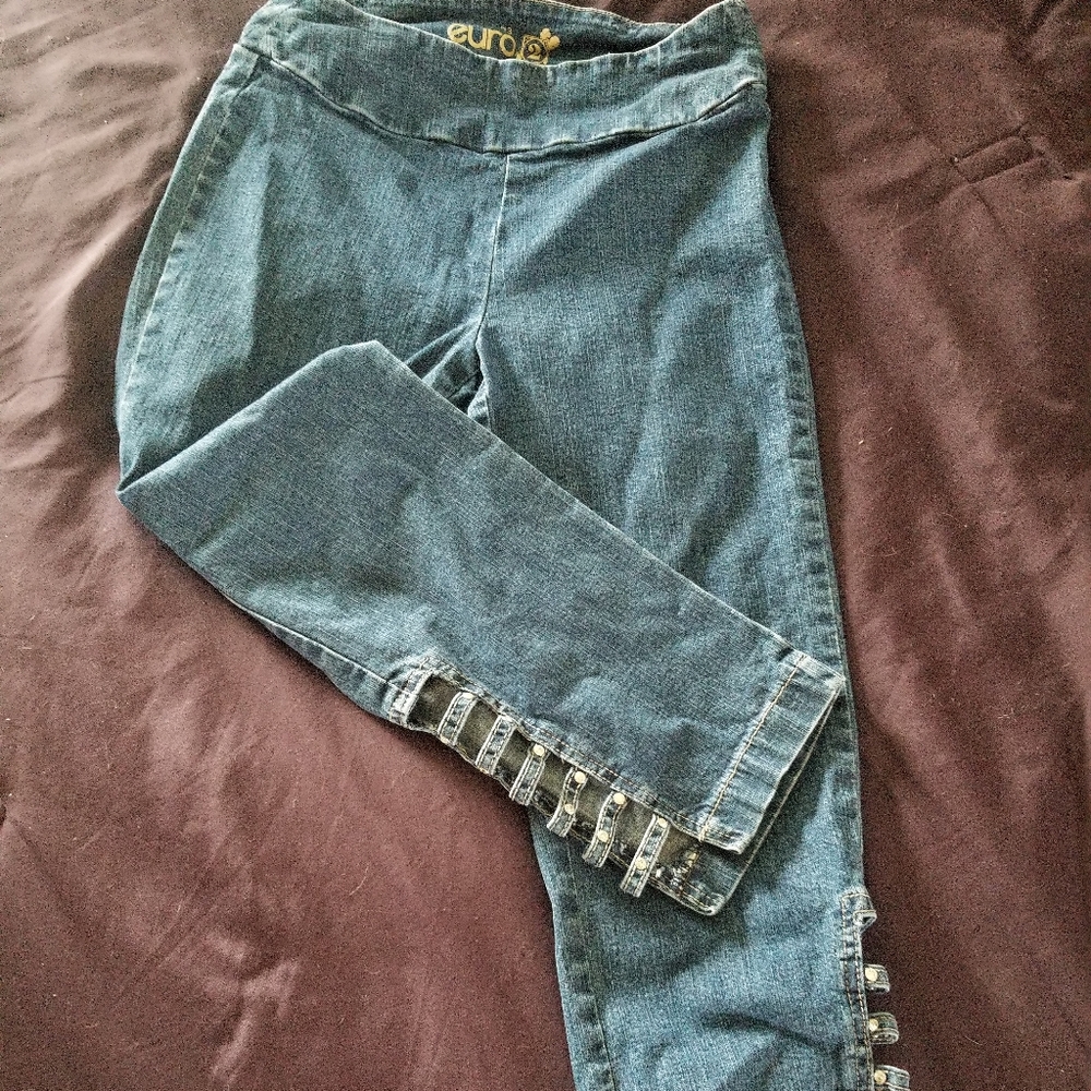 Cozy , stretchy,  crop pants